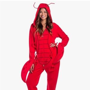 Tipsy Elves Red Lobster Jumpsuit
